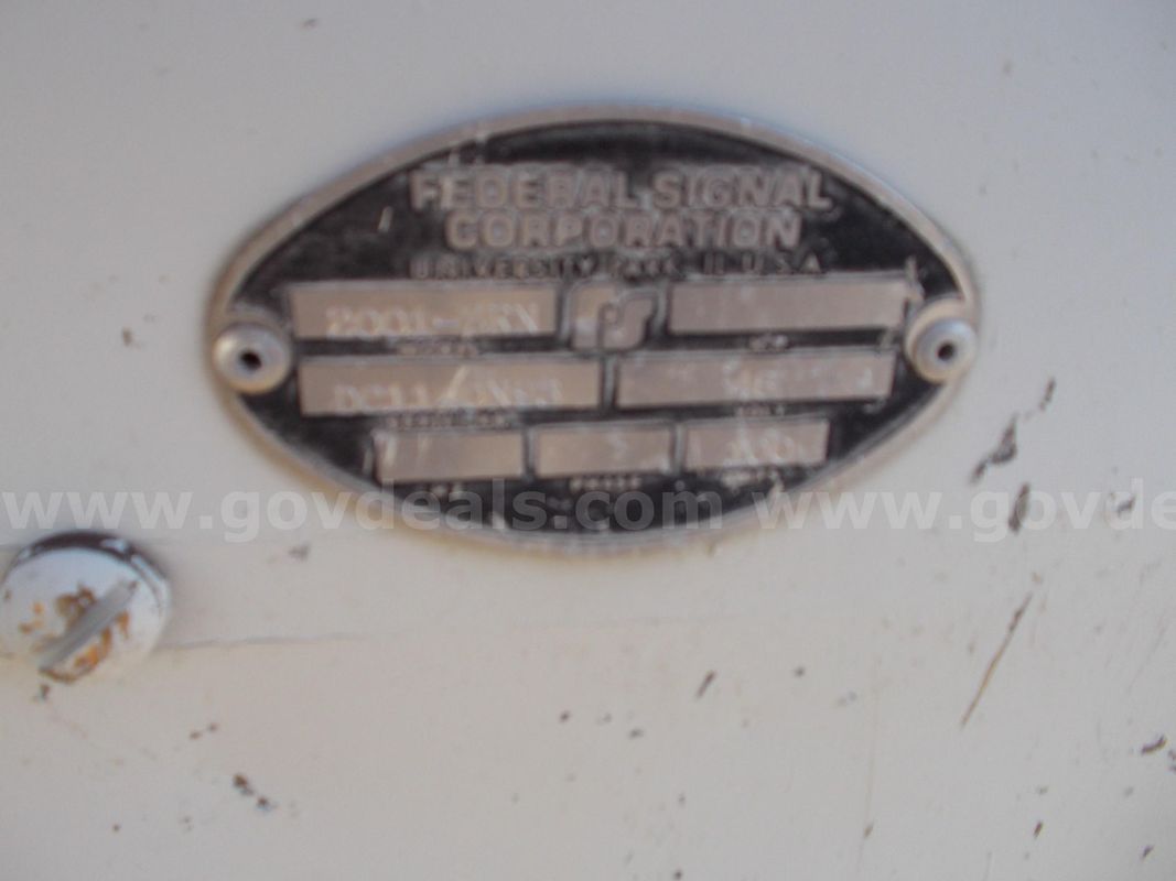 Used outdoor warning siren