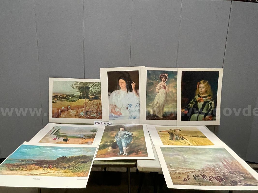Posters/Pictures, Laminated, Matted, Assorted, Qty: 12