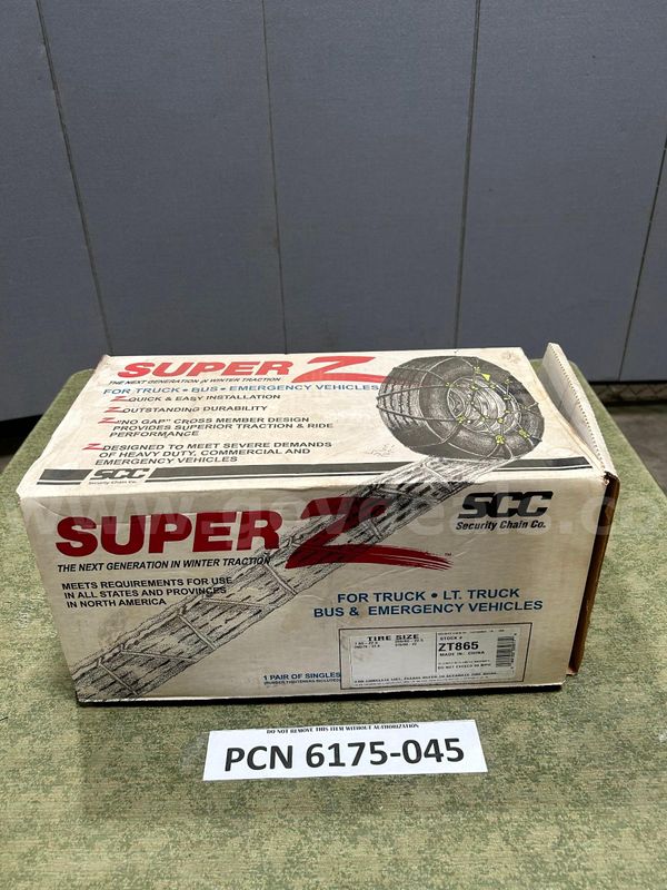 Chains, Tire, Super Z, SCC, For Truck, LT Truck, Bus & Emergency Vehicles