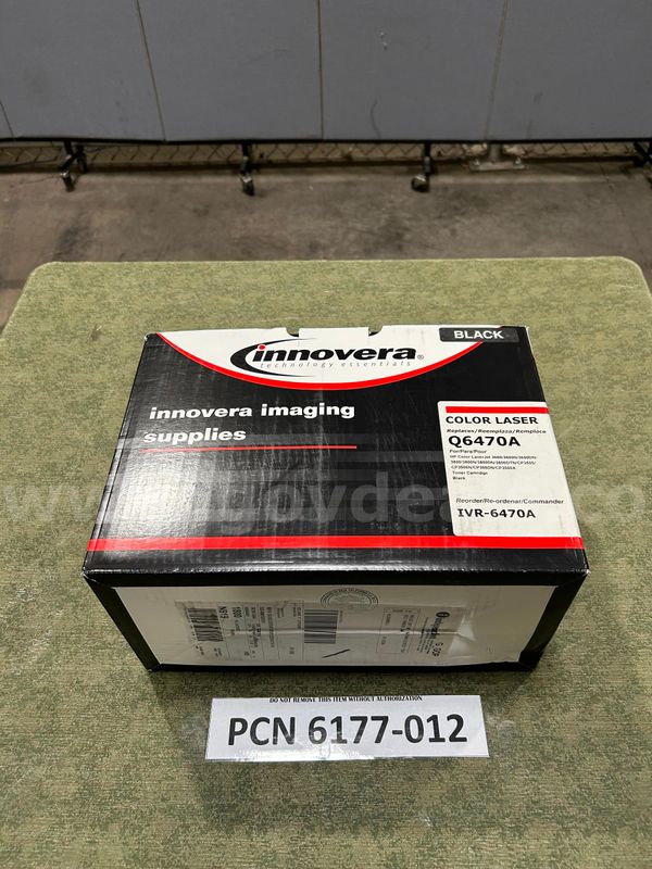 Toner Cartridge, Innovera, Black, Q6470A, IVR-6470A
