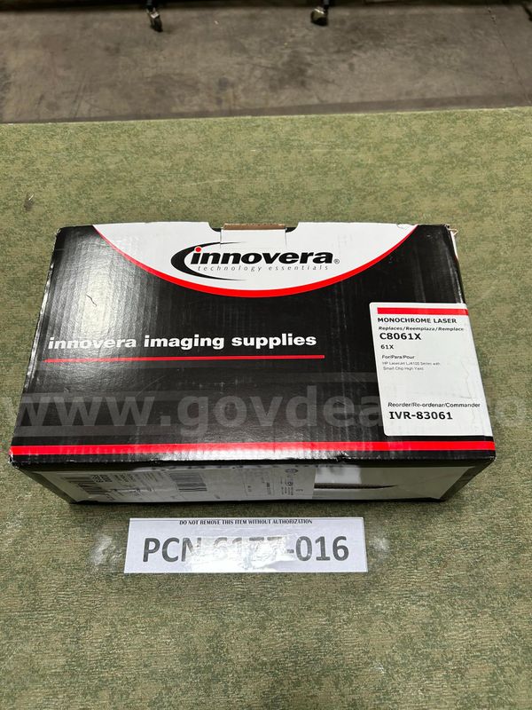 Toner Cartridge, Innovera, Black, C8061X, IVR-83061
