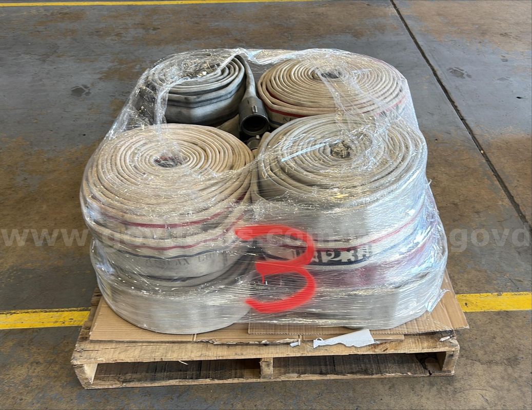 Lot of 1 ½” to 3” Cotton Double Jacket Fire Hose