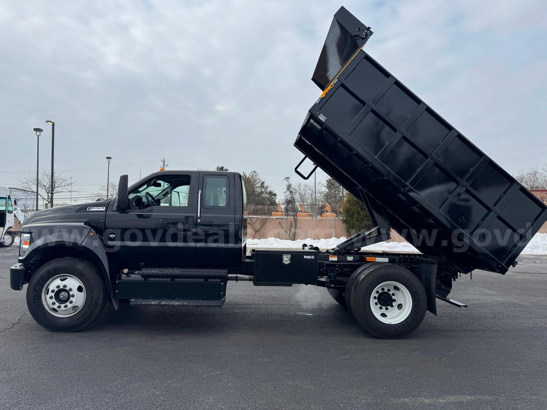 2026 Ford F650 Super Cab Low Mile Landscape Dump Truck