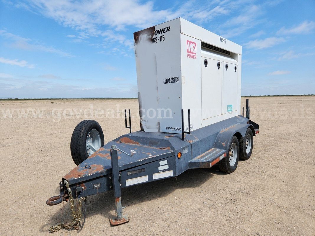 2008 MULTIQUIP MQP501V Generator 60KW Standby Portable Diesel