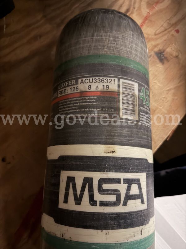 17 MSA Luxfer 45-Minute SCBA Air Bottles