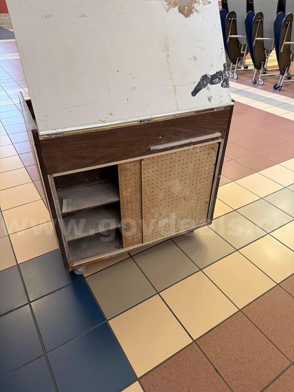 Mobile school art cart