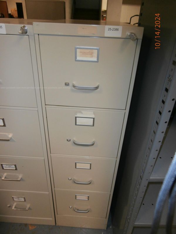 Letter size file cabinet