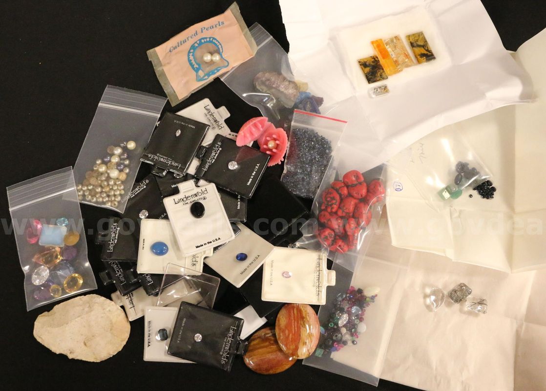 Approximately 247 Assorted Loose Stones, Rocks, Beads, Crystals, Etc