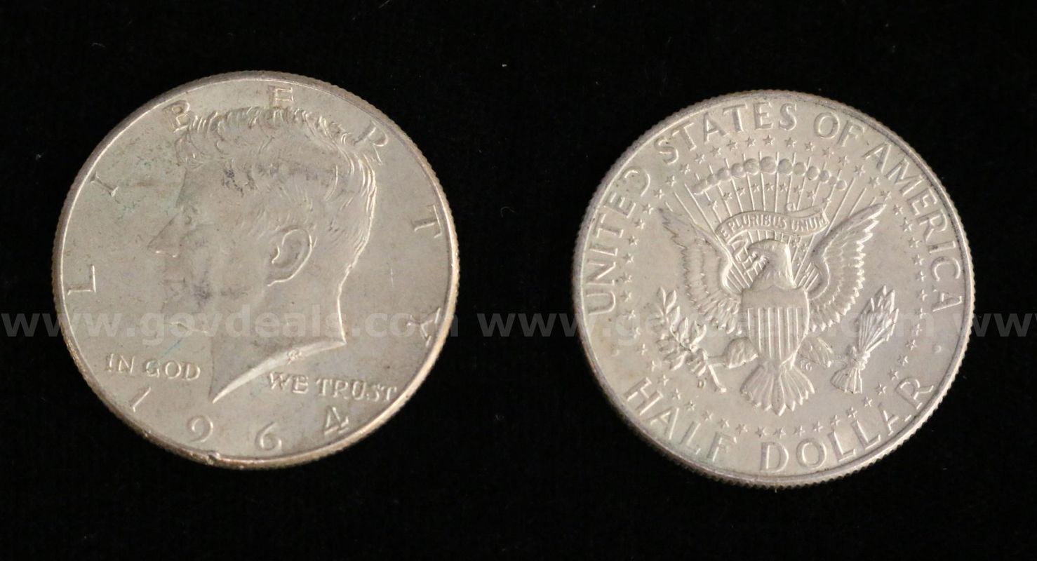 51 U.S. Silver Kennedy Half Dollars