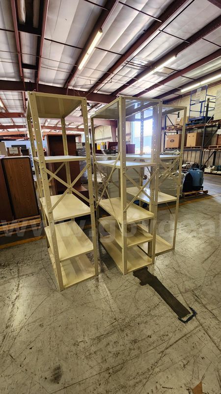 Shelving, lot of 3