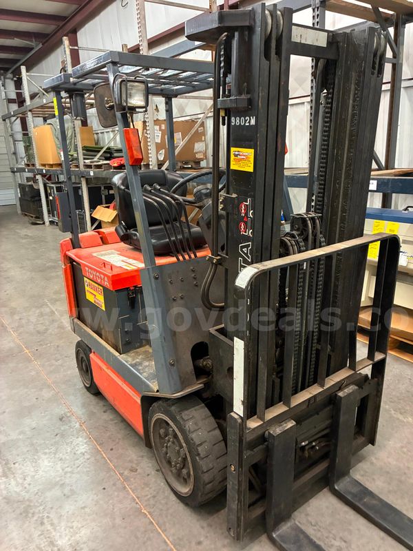 Forklift, Toyota, electric