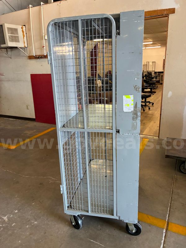 Security cage, wheeled