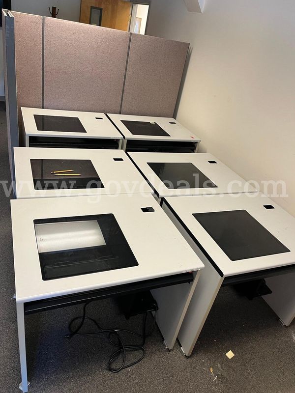 Lot of Computer Workstations