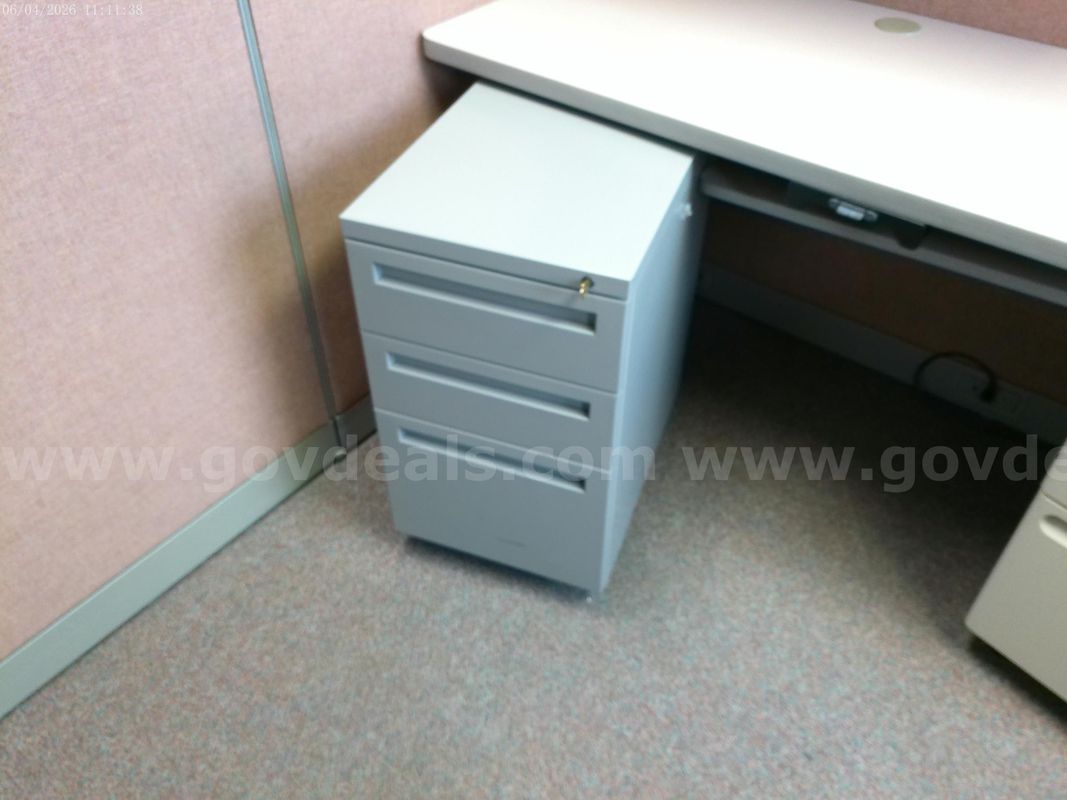 Alpha 3 Drawer Small Roller File Cabinets