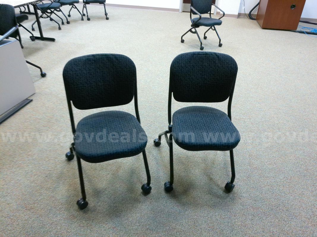 Lot of 10 Rolling Classroom Chairs