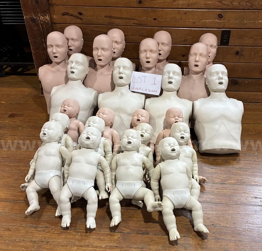 Lot of CPR Dummies