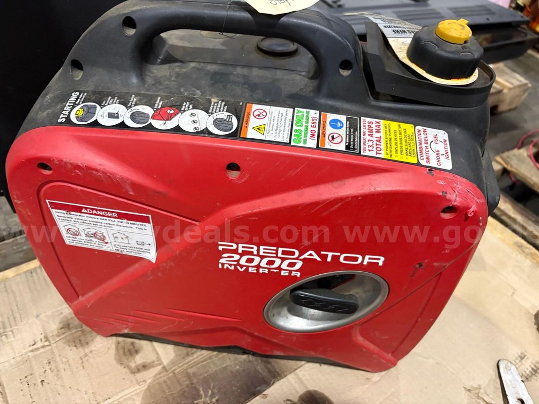 2020 Predator 62523 Generator