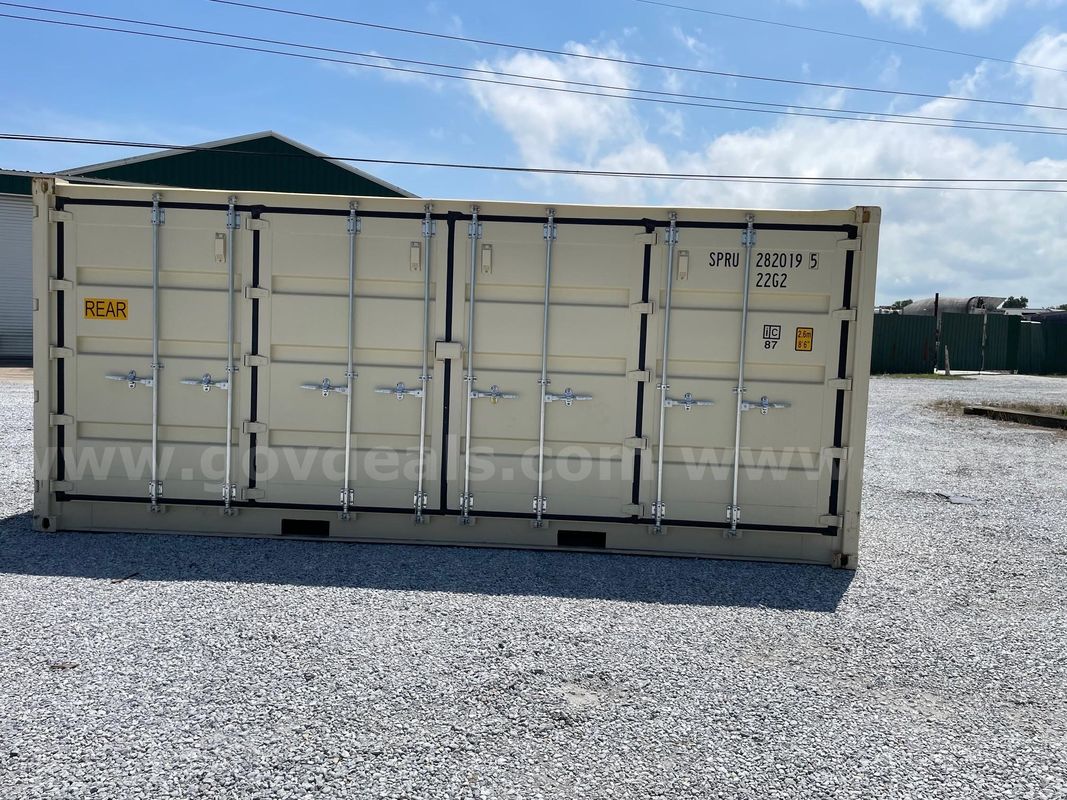 20' SUPREME- Standard 1-Trip Side Open Shipping Container/