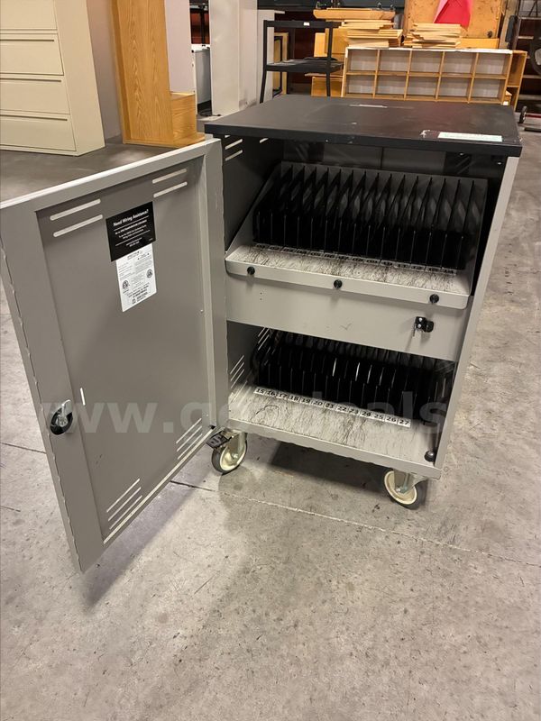 Black top Laptop Cart