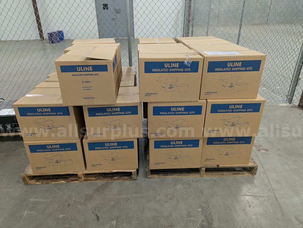 33 Cases of Uline Insulated boxes