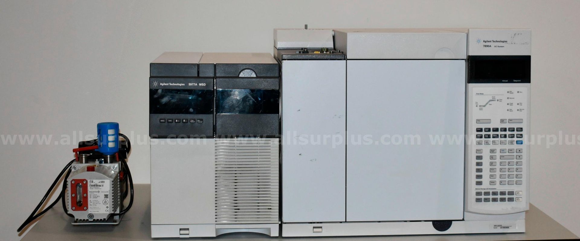 Agilent GC/MS, Agilent 5977A Extractor MSD Turbo EI