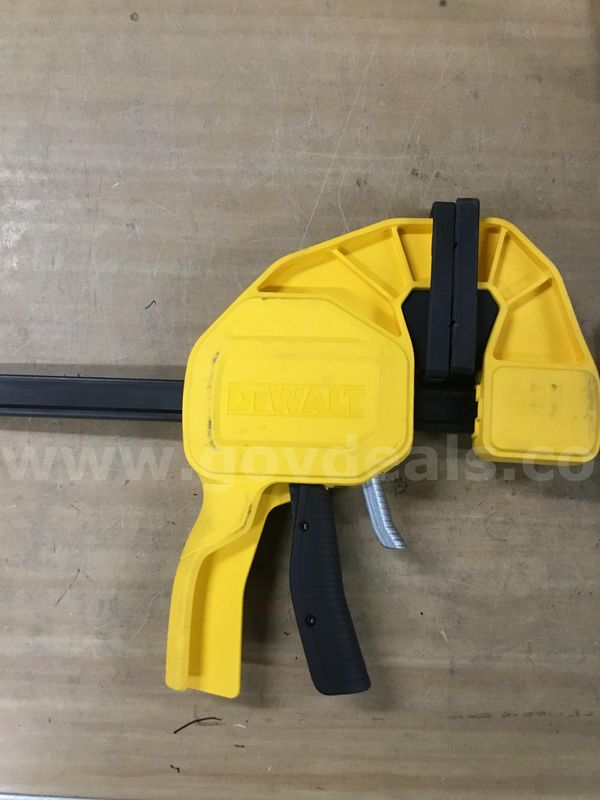 33 inch yellow & black DeWalt bar clamp "DH"