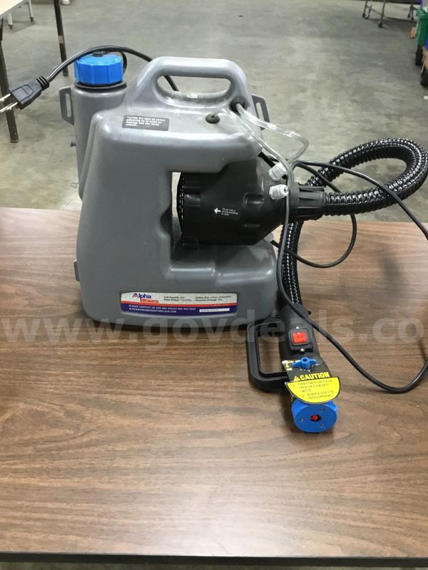Dark gray Alpha Works fogger sprayer (IT TURNS ON) "DH"