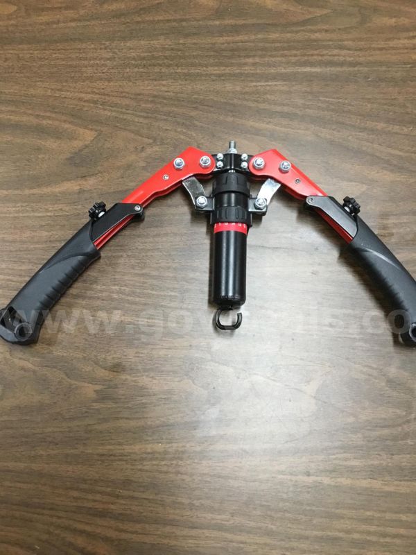 Black & red exercise equipment tool “DH”