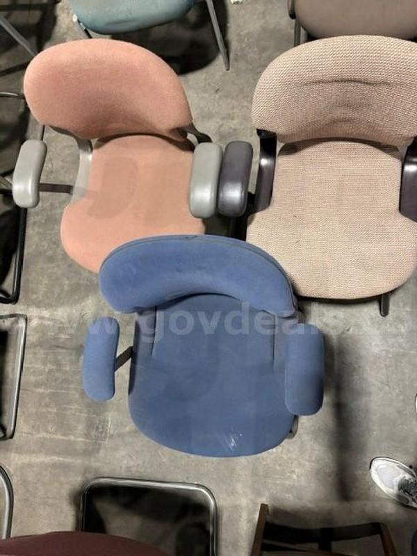 Lot of Guest Chairs with Armrest (3)