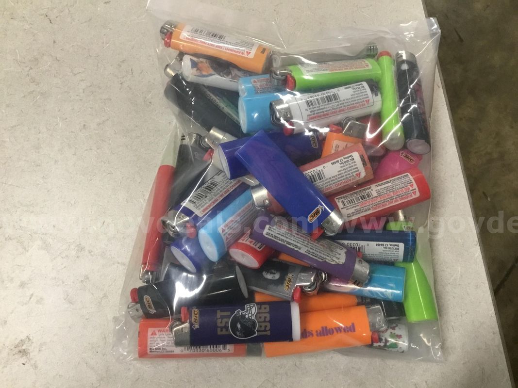 1 Lot of Assorted Color BIC Lighters