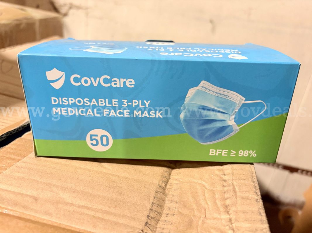 (5) Boxes of Medical  Face Masks (50 packs per Box)