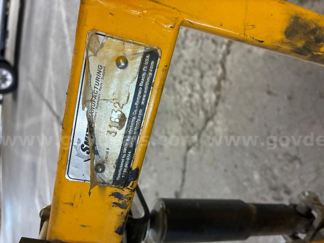 Smith pavement grinder