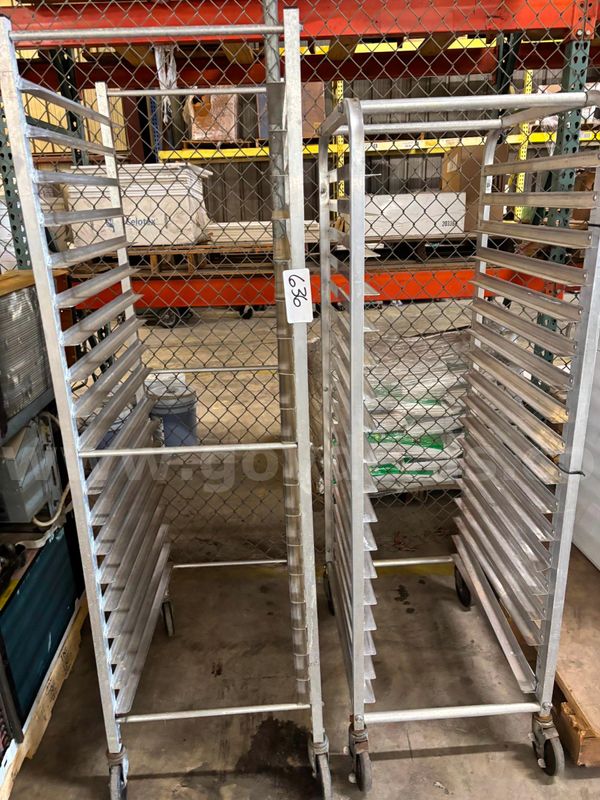 2ea rolling bun racks