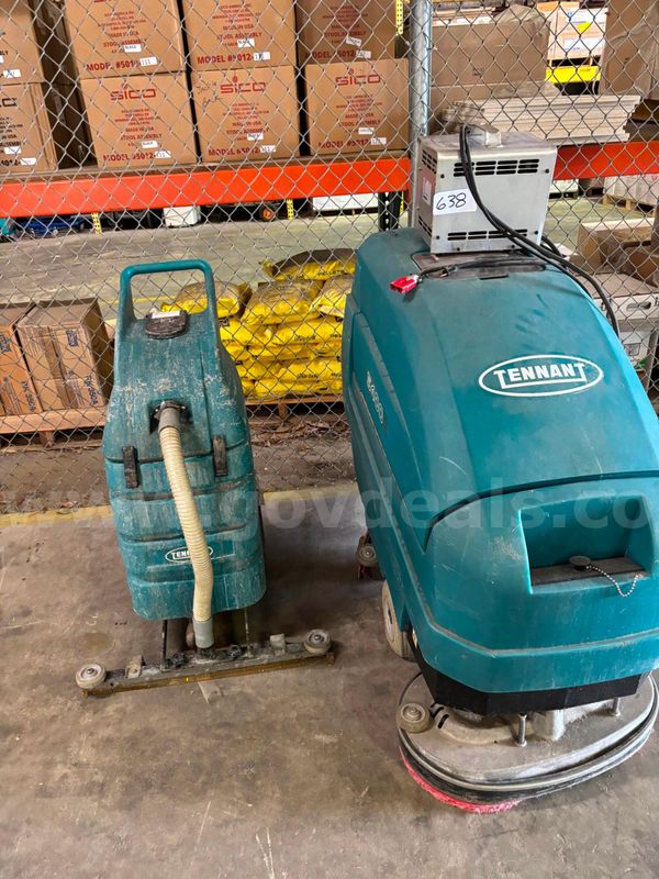 Scrap Floor Machines - Top Scrubber and Tenant Wet Vac