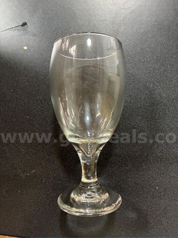 Footed Goblet Drinking Glasses - 24 Pack