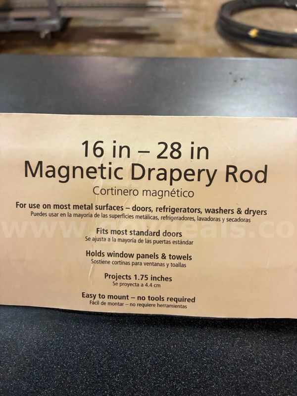 Magnetic Drapery Rod