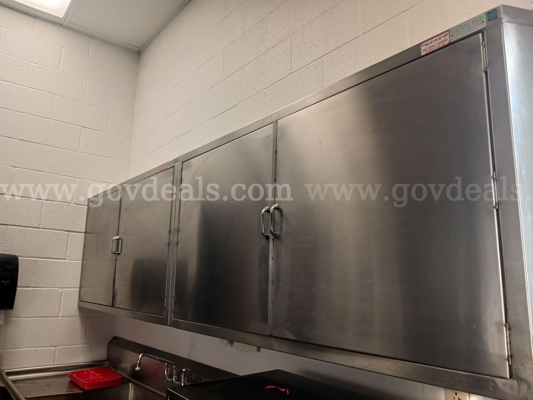 Lot of 2 Stainless Steel Cabinets