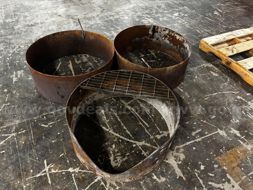 Lot of Three (3) Fire Rings