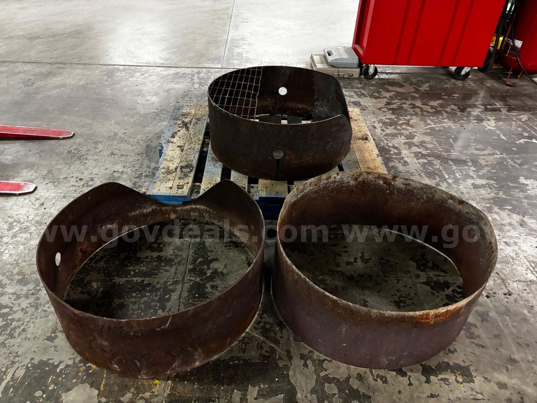 Lot of Three (3) Fire Rings