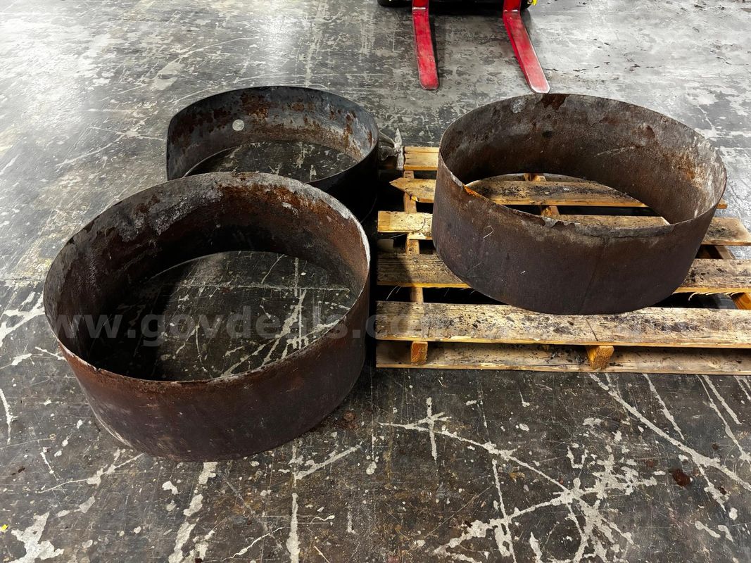 Lot of Three (3) Fire Rings