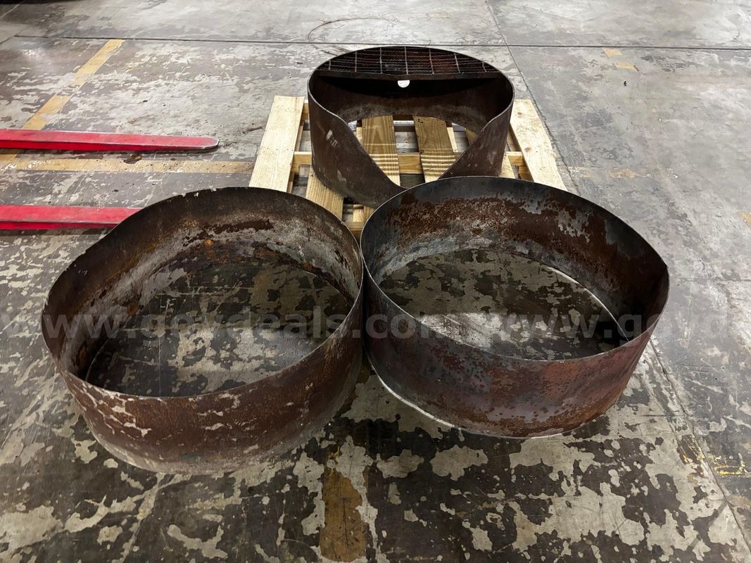 Lot of Three (3) Fire Rings