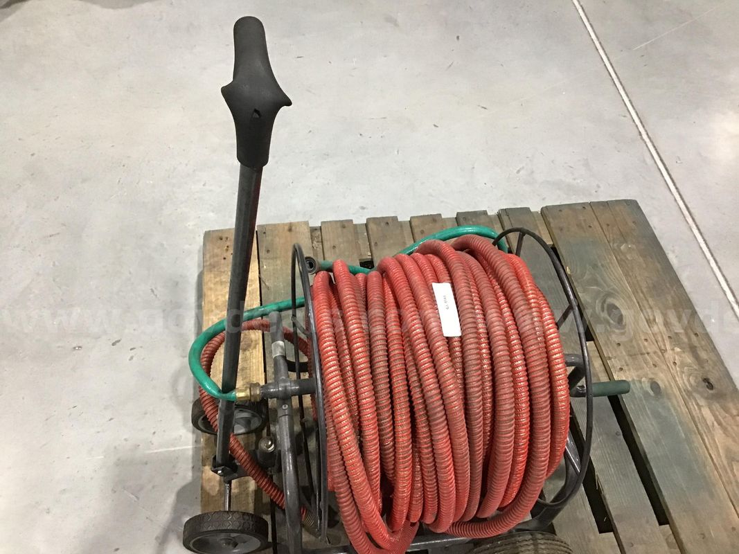 Hose with Wheeled Cart