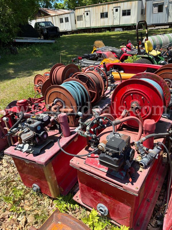 Lot of Approximate (10) Assorted Hose Reels