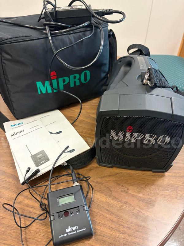 Mipro P.A. System and ACT Bodypack Transmitter