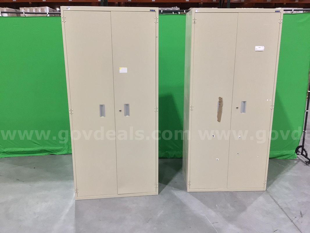 Lot of (2) Two-Door Storage Cabinets