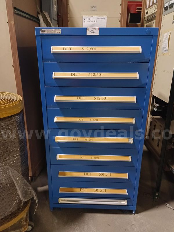 2 BLUE TOOL DRAWER CABINETS GOOD CONDITION