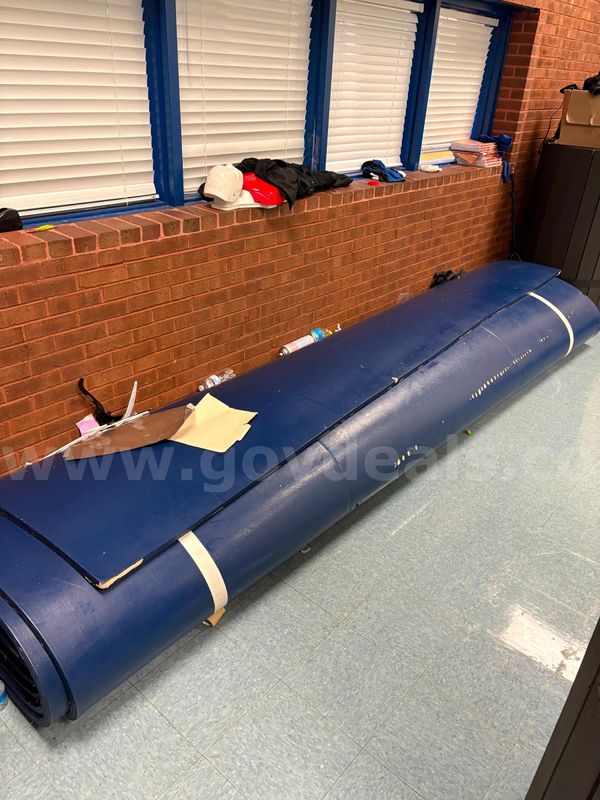 Used Wrestling Mats - 3 Blue Wrestling Mats -