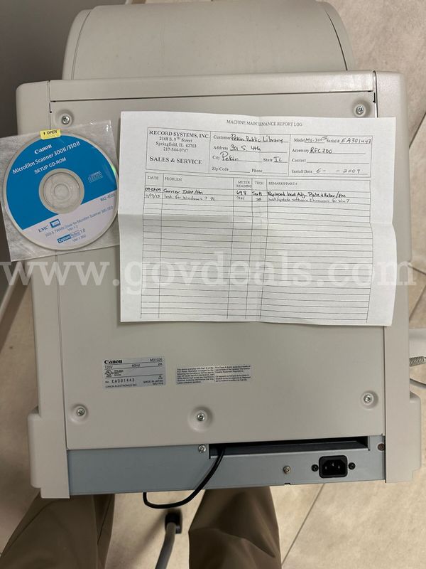 Digital Microfilm Scanner from Canon (2009 model)