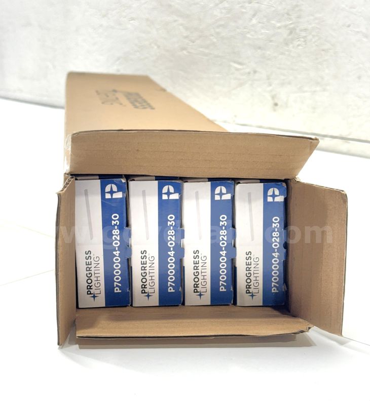 Brand New - 4 Pack - Progress Lighting Hide-a-Lite V 36" LED Undercabinet, Indoor, White - Shipping Available