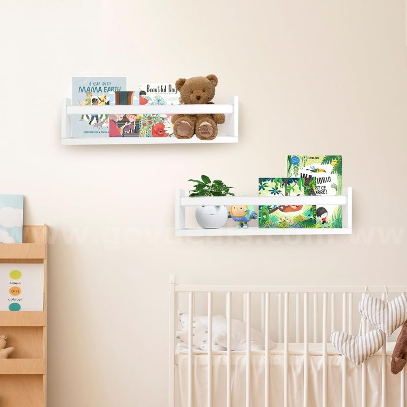 Brand New Generic 23.6" Floating Wall Shelves, White – Set of 2 - Shipping Available